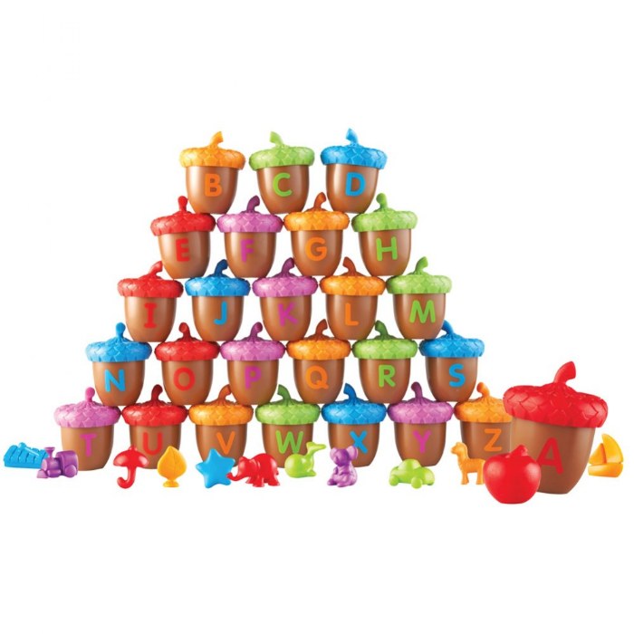 Primary Image of Alphabet Acorns Activity Set
