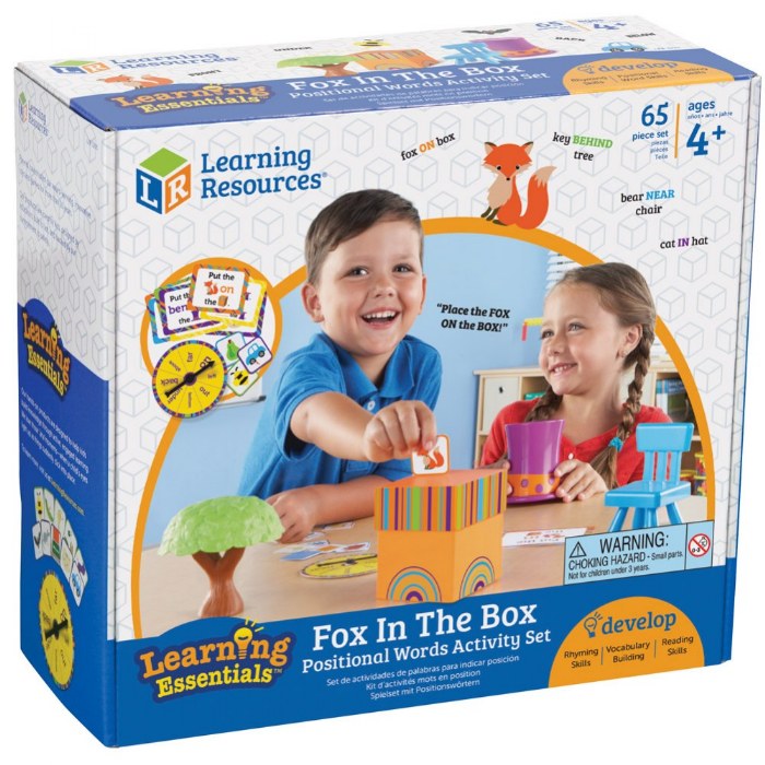 Alternate Image #1 of Fox in the Box Positional Words Activity Set