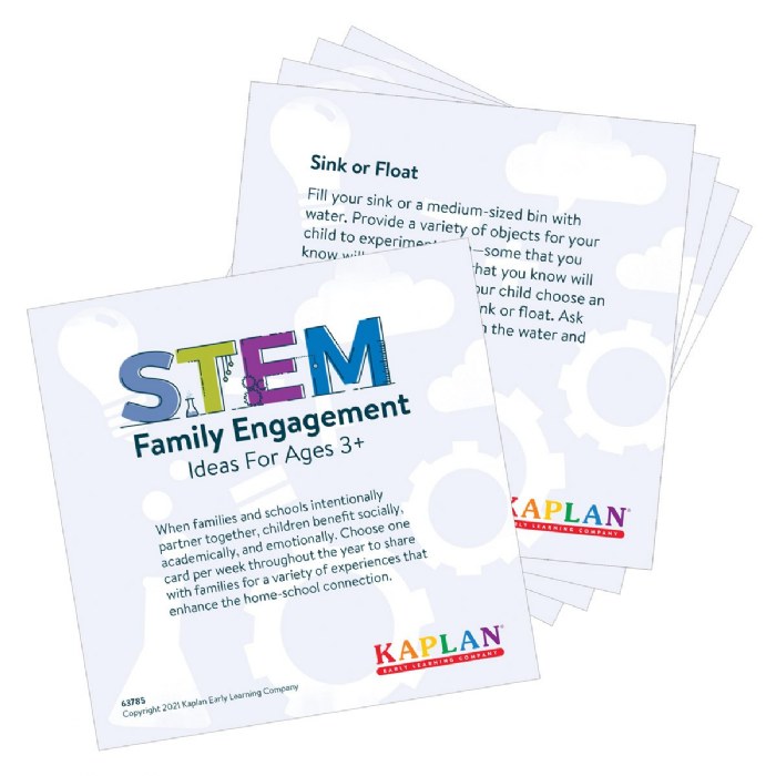 Alternate Image #1 of 52 STEM Family Engagement Ideas - 5" x 5" Activity Cards