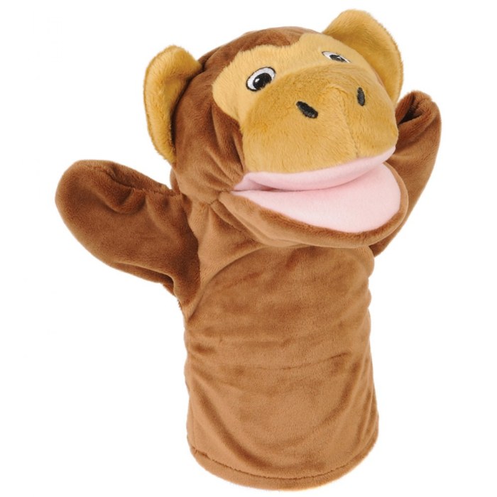 Alternate Image #1 of Safari Animal Puppets - Set of 6