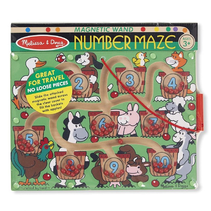 Alternate Image #1 of Friendly Farm&reg; Animals Magnetic 1 to 10 Number Maze