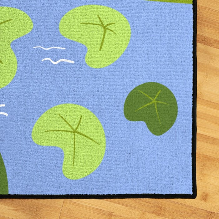 Alternate Image #1 of Lily Pad Carpet - 6' x 9' Rectangle