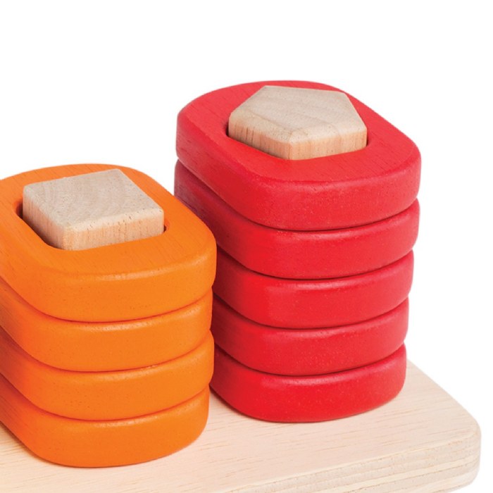 Alternate Image #1 of Toddler Shape Sorter, Stacker, and Geometric Puzzle