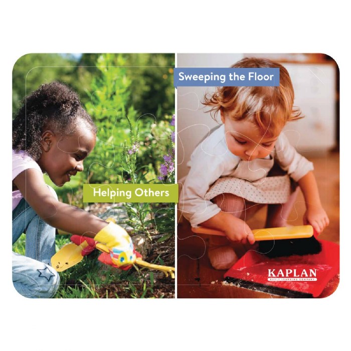 Alternate Image #1 of 12-Piece Life Skills and Good Practices Puzzles - Set of 6