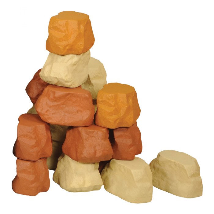 Alternate Image #1 of Foam Rock Wall Builders - 25 Pieces