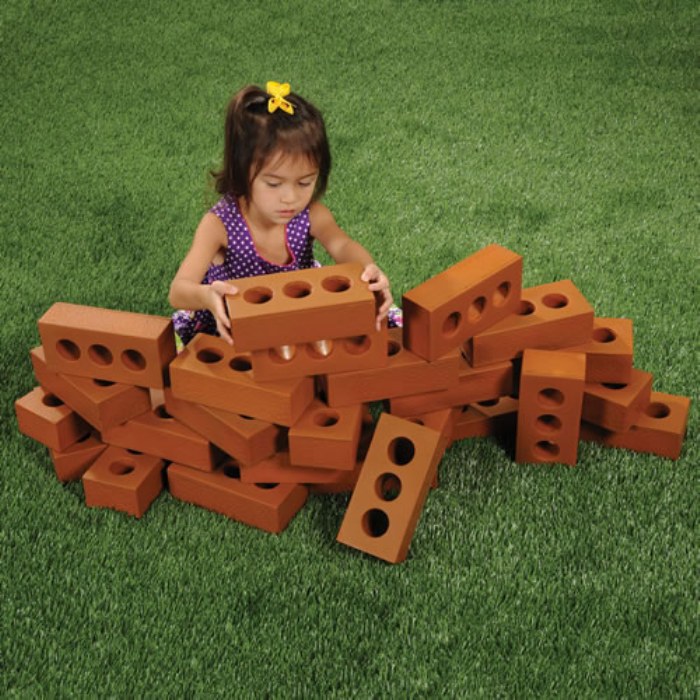 Alternate Image #1 of Foam Brick Builders - 25 Pieces