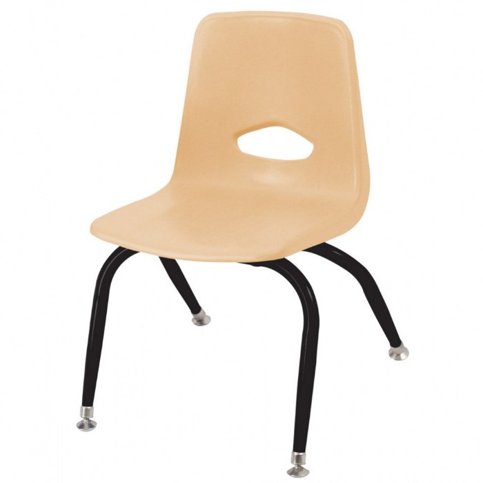 Primary Image of Stackable Chair With 9.5" Seat Height - Natural