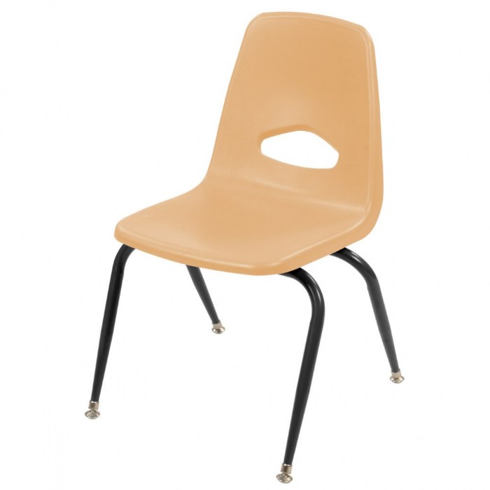 Primary Image of Stackable Chair With 15.5" Seat Height - Natural