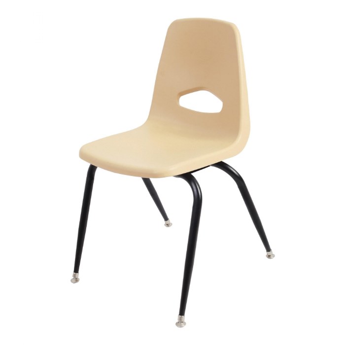 Primary Image of Stackable Chair with 17.5" Seat Height Teacher Chair - Natural
