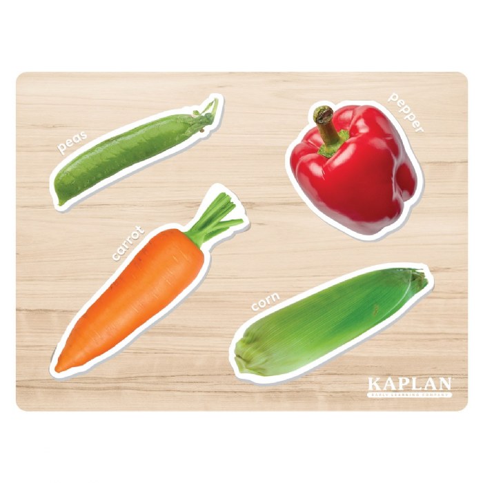 Alternate Image #1 of Healthy Foods Inside and Out Puzzles - Set of 2