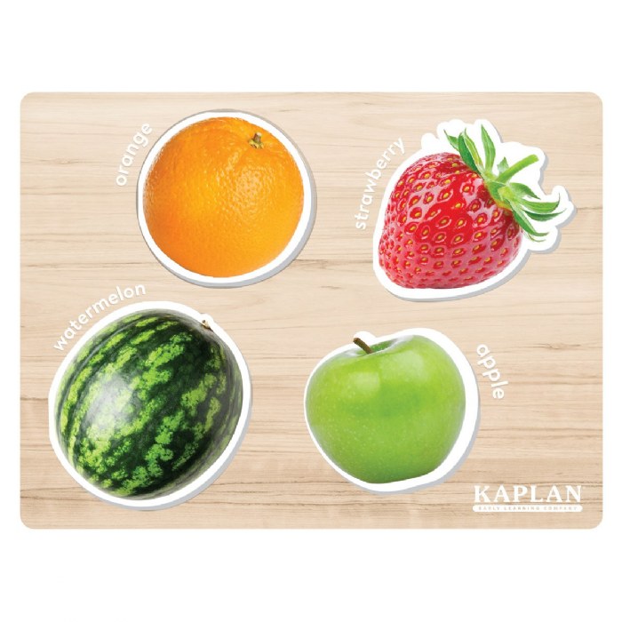 Alternate Image #1 of Healthy Foods Inside and Out Puzzles - Set of 2