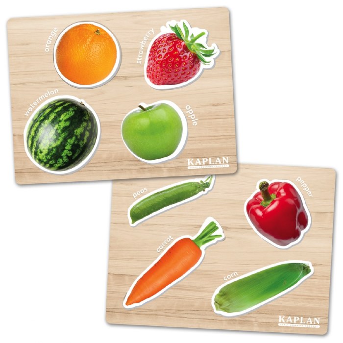 Primary Image of Healthy Foods Inside and Out Puzzles - Set of 2