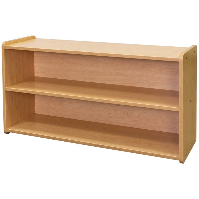 Alternate Image #1 of Toddler Open Storage Unit - Natural