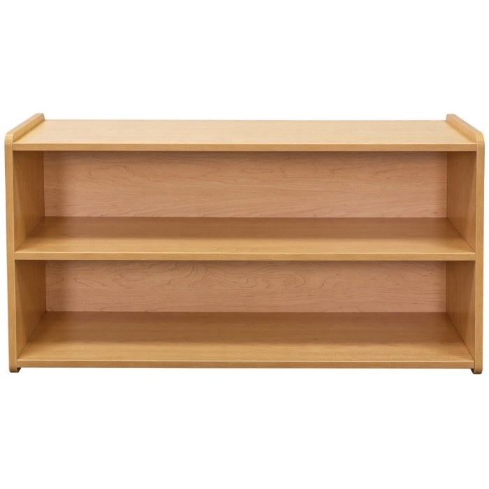 Alternate Image #1 of Toddler Open Storage Unit - Natural