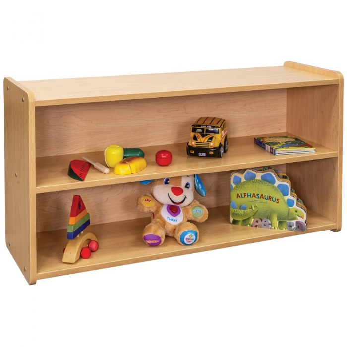 Alternate Image #1 of Toddler Open Storage Unit - Natural