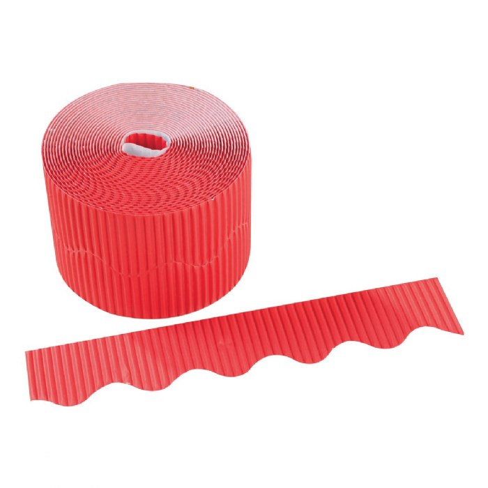 Primary Image of Corrugated Bordette - Red