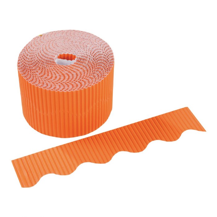 Primary Image of Corrugated Bordette - Orange