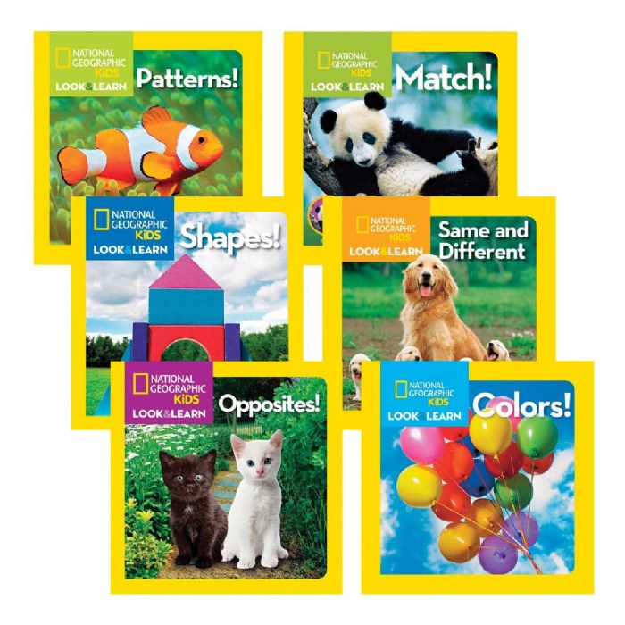 Primary Image of National Geographic Look and Learn Board Books - Set of 6