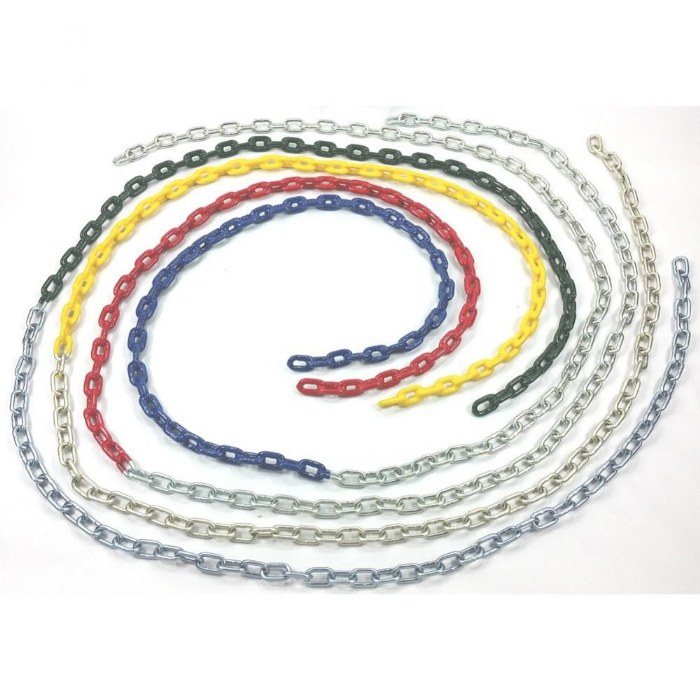 Primary Image of Vinyl Coated 4/0 Chain - 102" Length