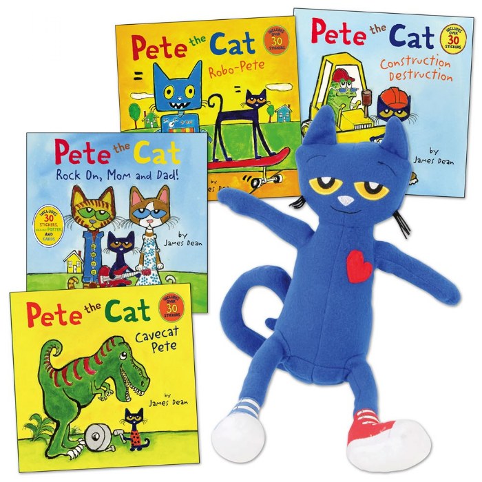 Primary Image of Pete the Cat&reg; Doll and 4 Paperback Books