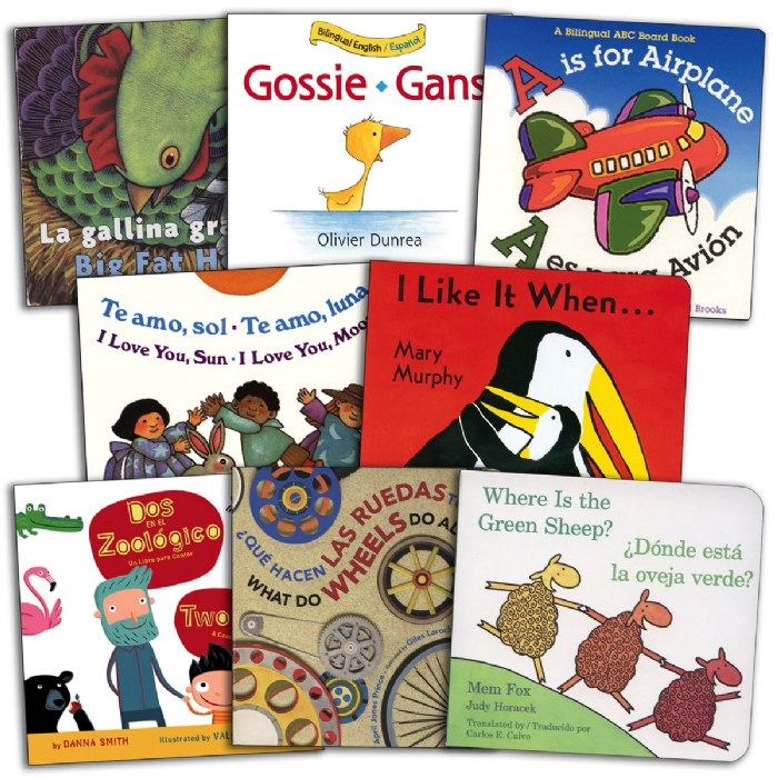 Primary Image of Bilingual Board Books Assortment - Set of 8