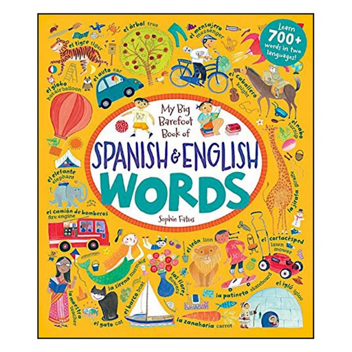 Primary Image of My Big Barefoot Book of Spanish and English Words - Spanish Edition - Hardcover