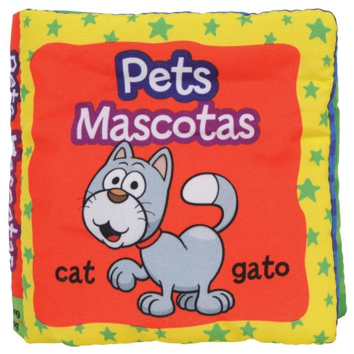 Alternate Image #1 of Bilingual Cloth Books - Set of 6