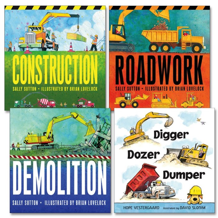 Primary Image of Dig, Dump, and Build Construction Board Books - Set of 4