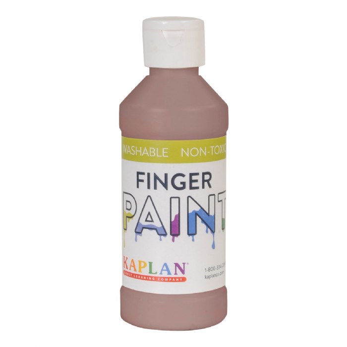 Primary Image of Kaplan Finger Paint - Brown 8 oz
