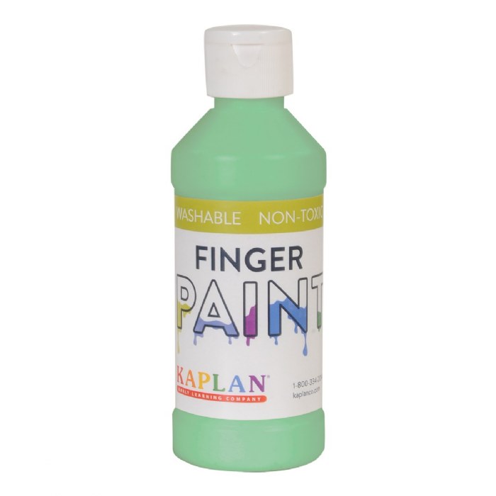 Primary Image of Kaplan Finger Paint - Green 8 oz