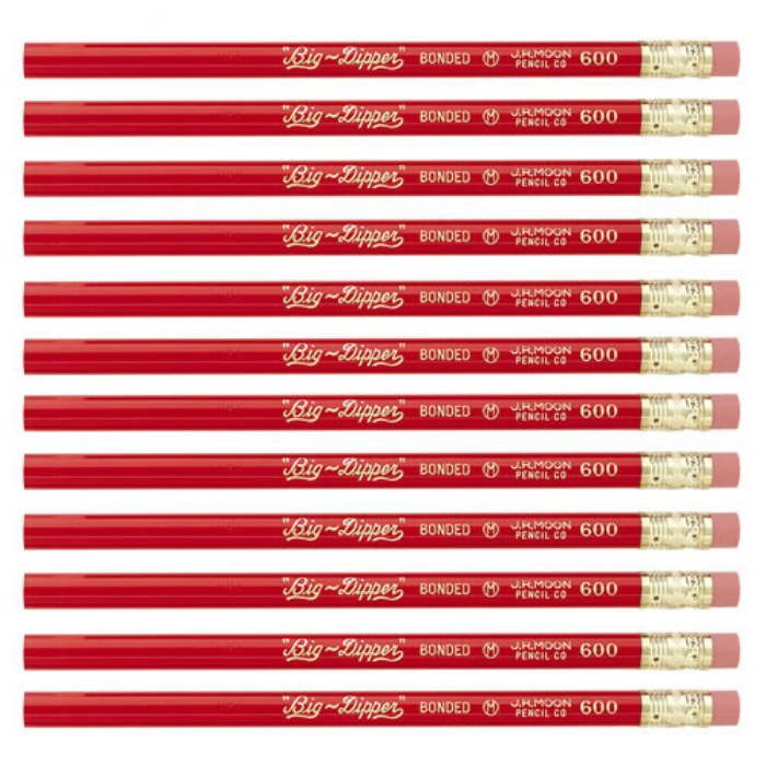Primary Image of Big Dipper Large Grip Pencils with Eraser - 1 Dozen