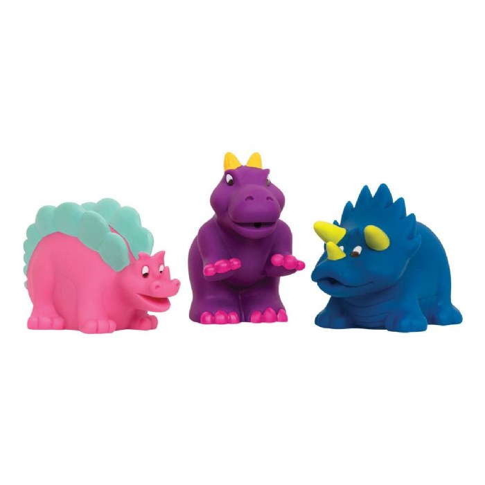 Alternate Image #1 of Soft Squeezable Dino Friends - 5 Pieces