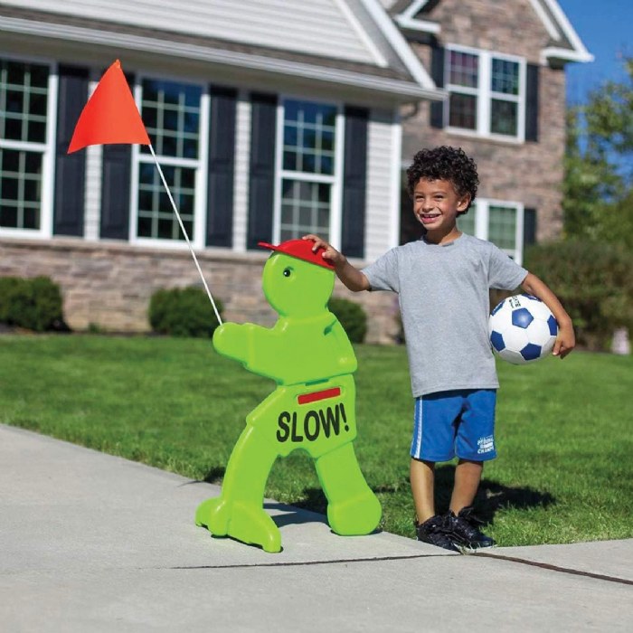 Alternate Image #1 of Kid Alert Outdoor Safety Sign