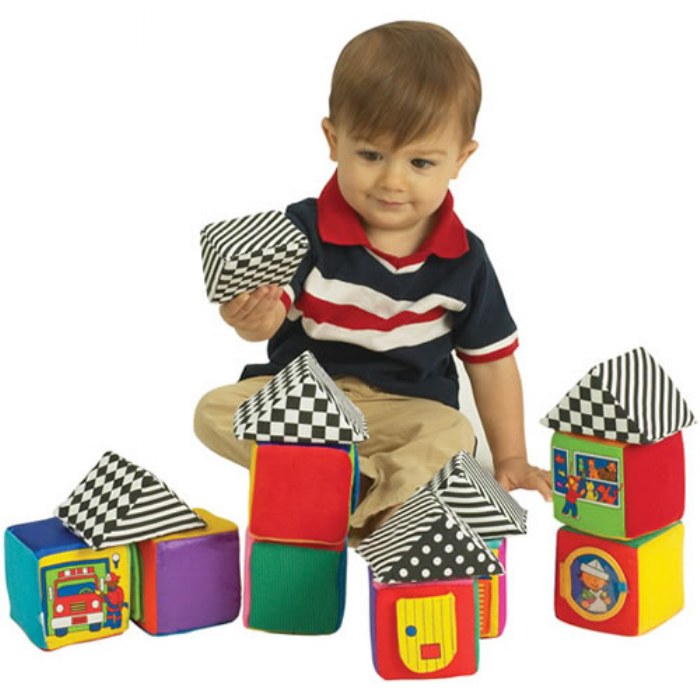 Alternate Image #1 of Knock-Knock Blocks - Set of 16