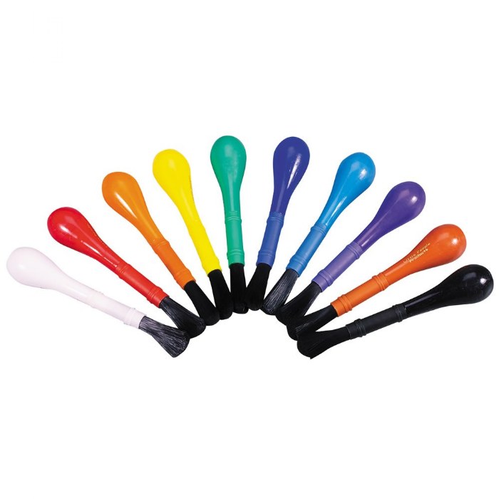 Primary Image of Easy-Grip Assorted Paint Brushes - Set of 10