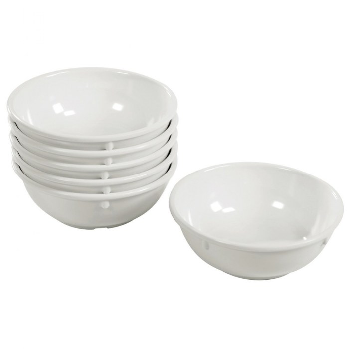 Alternate Image #1 of White Melamine Mealtime Serving Set - Set of 18
