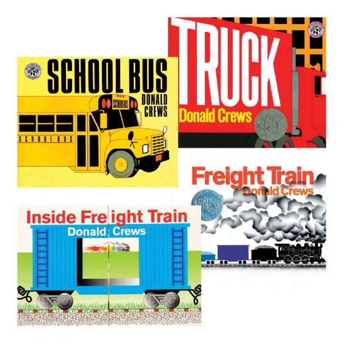 Primary Image of Donald Crews Vehicles and Trains Board Books - Set of 4