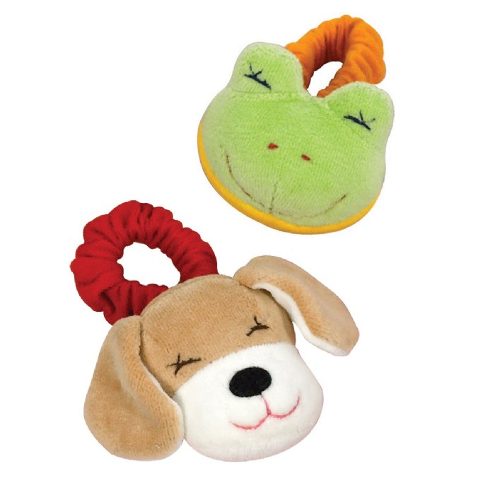 Alternate Image #1 of Infant Colorful Wrist Rattles - Set of 6