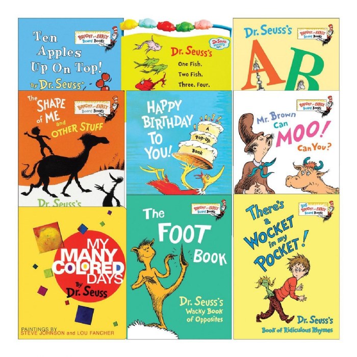 Primary Image of Dr. Seuss Board Books - Set of 9