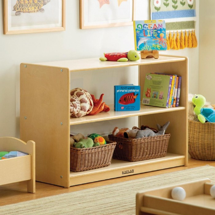 Alternate Image #1 of Carolina 2-Shelf Storage Unit - Acrylic Back