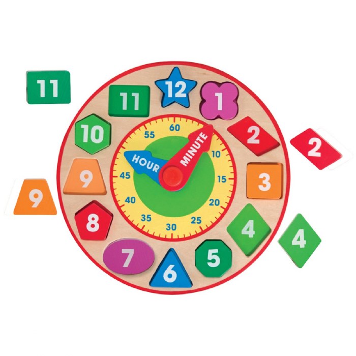 Primary Image of Wooden Shape Sorting Clock