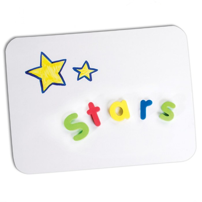 Primary Image of Single 9" x 12" Magnetic Dry Erase Board