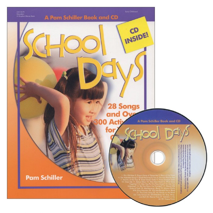 Primary Image of School Days: 28 Songs and Over 300 Activities for Young Children - Book and CD - Paperback