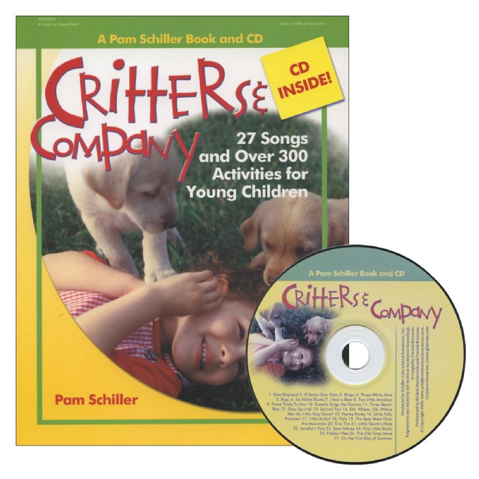 Primary Image of Critters and Company: 27 Songs and Over 300 Activities for Young Children - Book and CD - Paperback