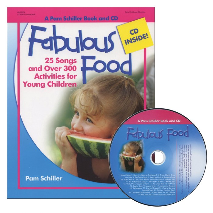 Primary Image of Fabulous Food: 25 Songs and Over 300 Activities for Young Children - Book and CD - Paperback