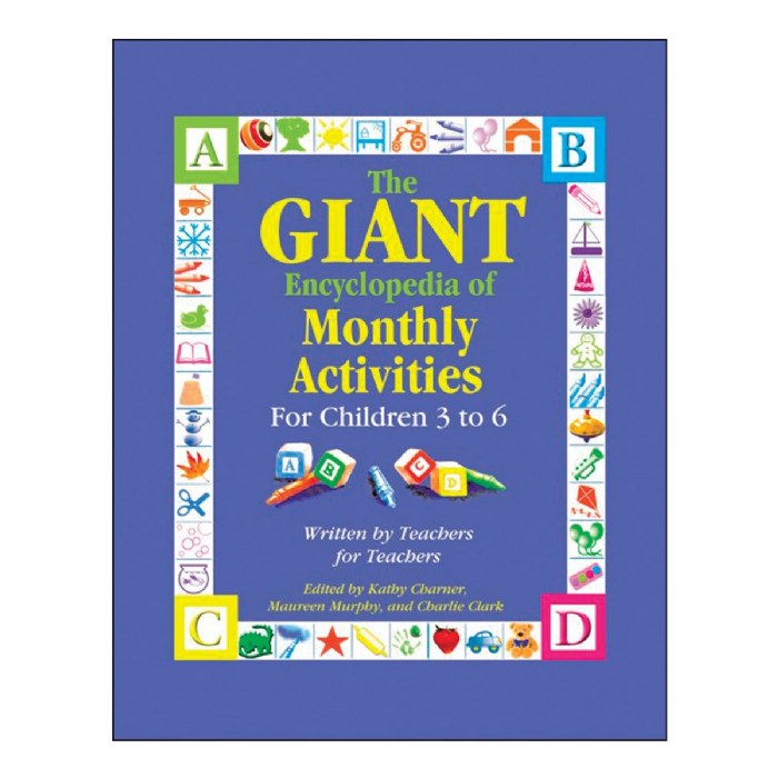 Primary Image of The GIANT Encyclopedia of Monthly Activities for Chidren 3 to 6 - Paperback