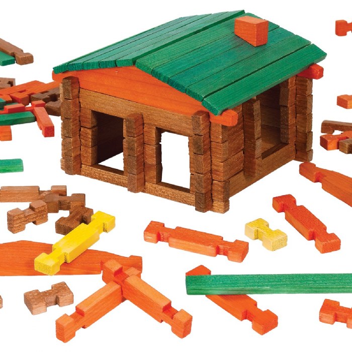 Primary Image of Deluxe Log Building Set - 250 Pieces