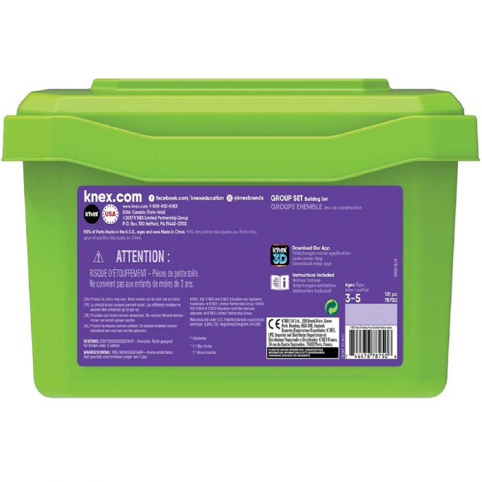 Alternate Image #1 of Kid K'NEX&reg; Education Set with 131 Pieces