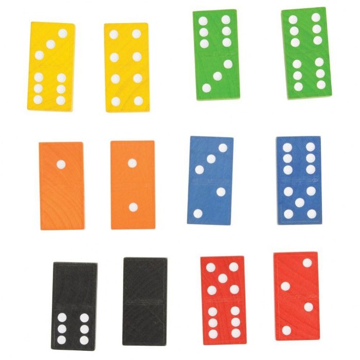 Alternate Image #1 of Wooden Dominoes Jar - 168 Pieces