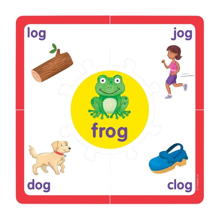 Alternate Image #1 of Learning Puzzles: Rhyming